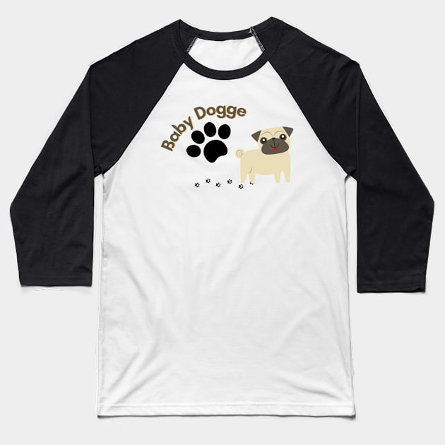 Baby Dogge Baseball T-Shirt by BeragonRe